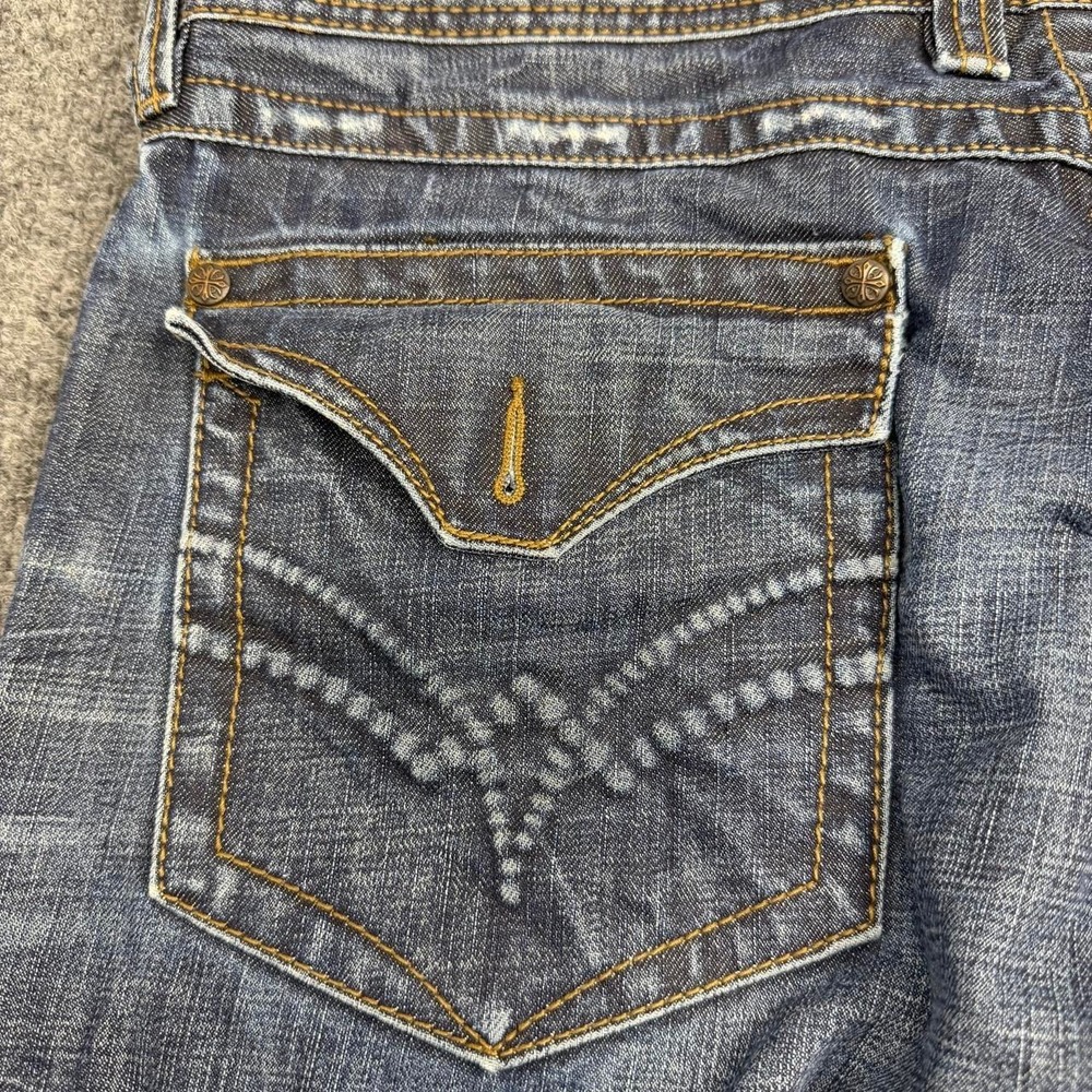 Affliction Cooper Relaxed Bootcut Jeans Size 38 Long Y2K - Picture 2 of 7